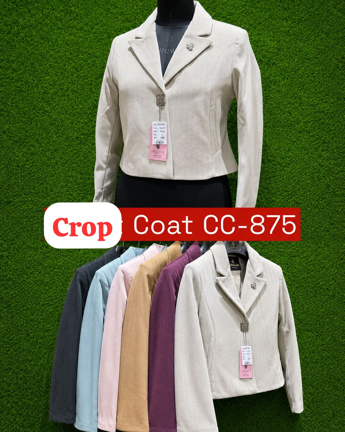 CROP COAT CC-875